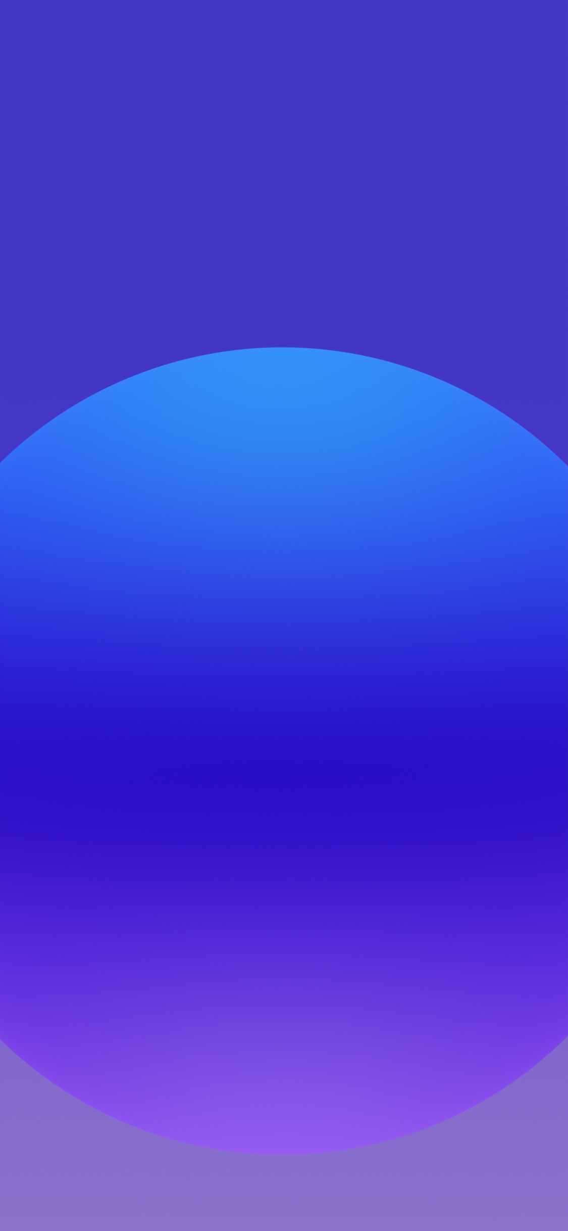 Обои андроид, Android 11, синий, красочность, электрик в разрешении 1125x2436