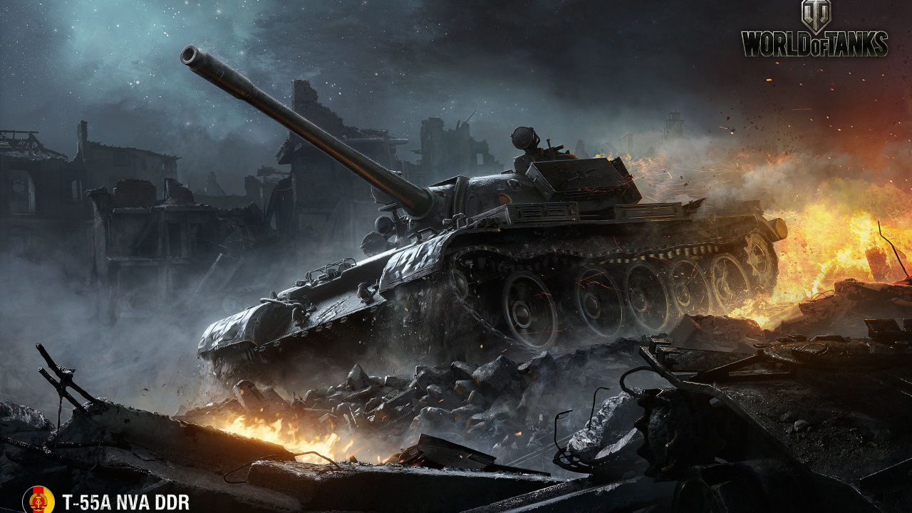 Обои world of tanks, бак, wargaming, компьютерная игра, машины в разрешении 1280x720