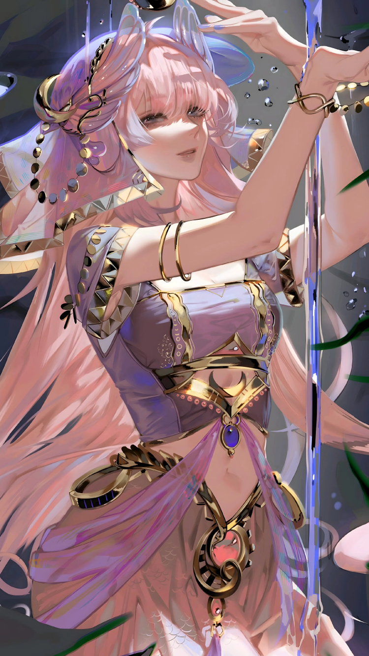 Обои кокоми фанарт, Геншин удар, арт, мультик, фан арт в разрешении 750x1334