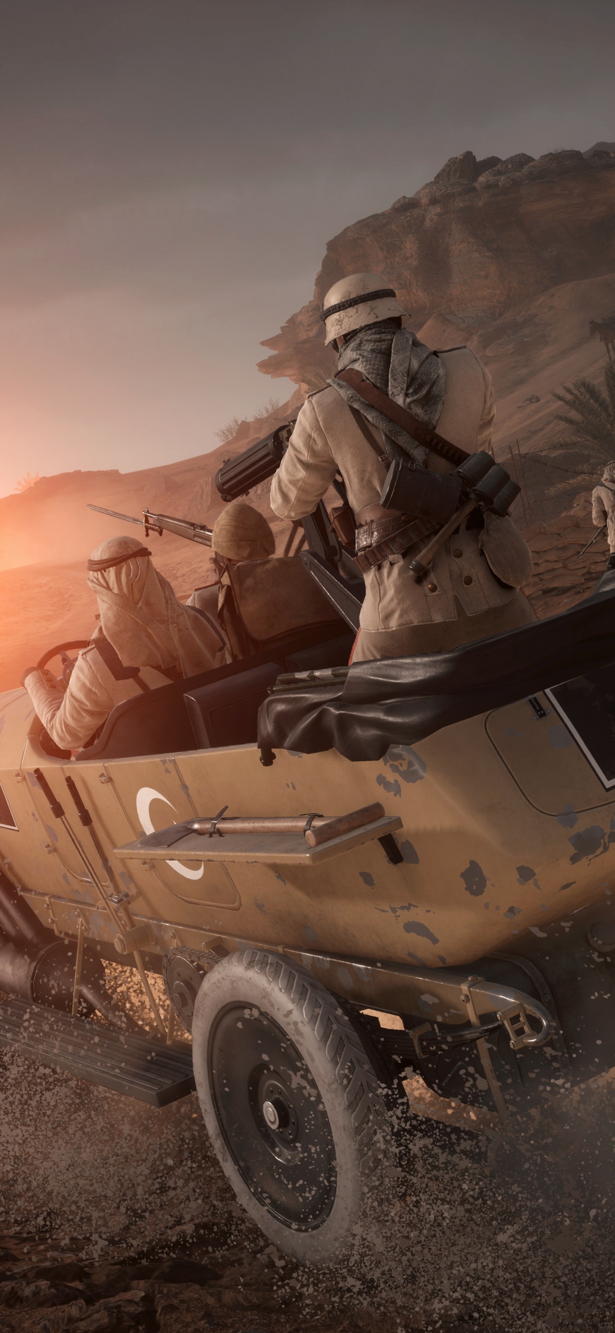 Обои пыль, горная промышленность, electronic arts, пейзаж, видеоигра в разрешении 1242x2688