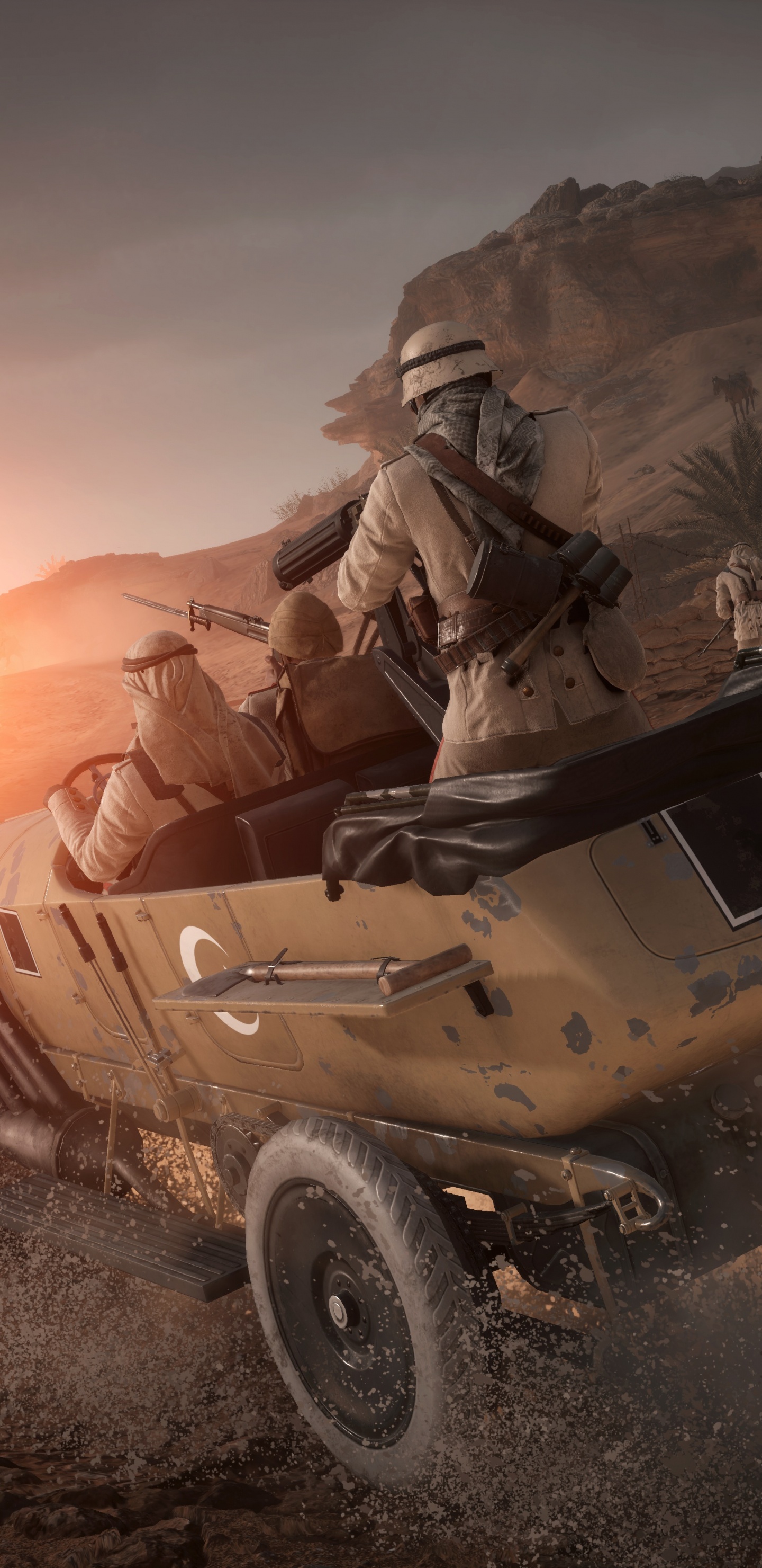 Обои пыль, горная промышленность, electronic arts, пейзаж, видеоигра в разрешении 1440x2960