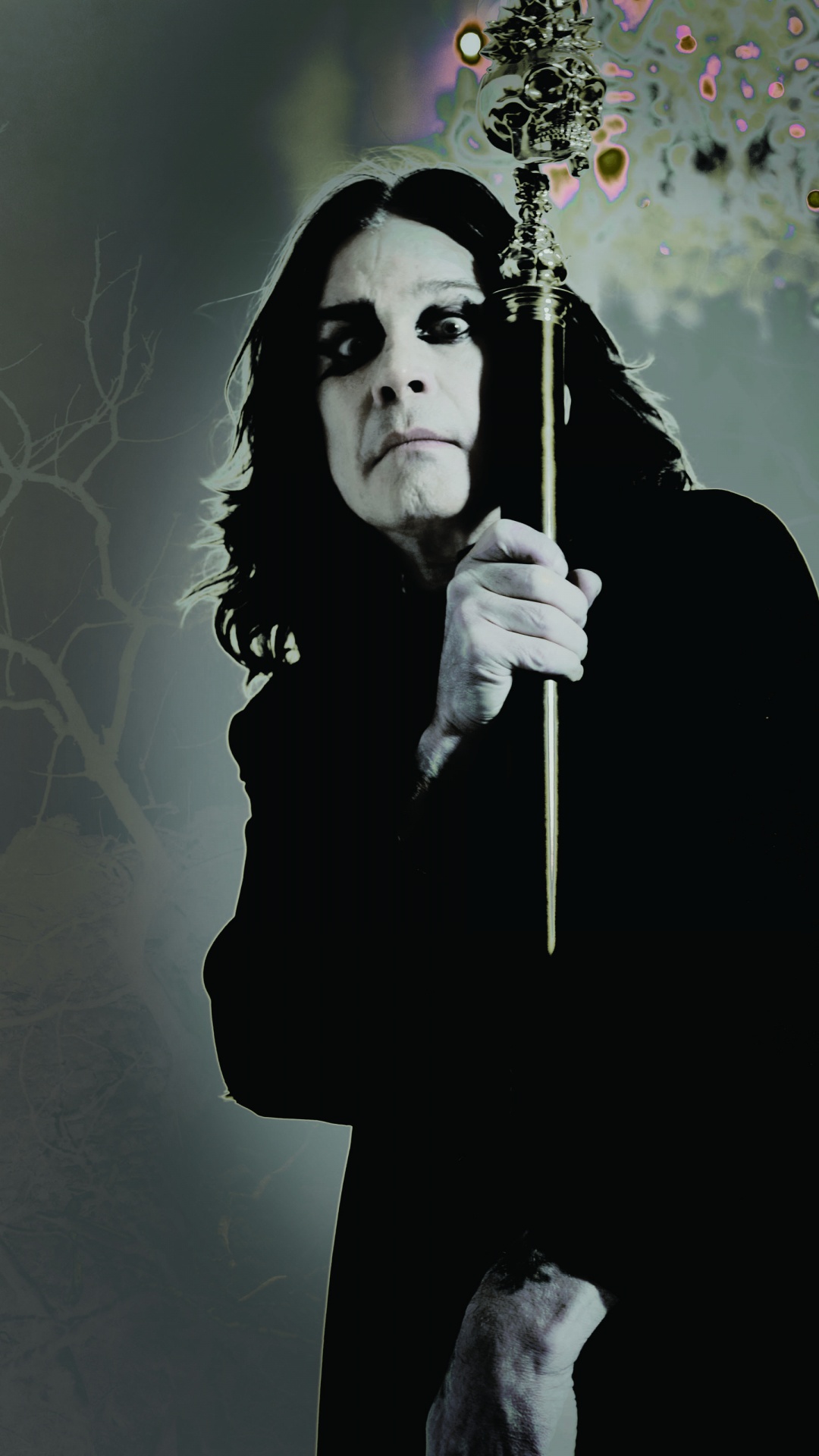 Обои Оззи Осборн, No More Tours II, Блэк Саббат, курение, джентльмен в разрешении 1080x1920