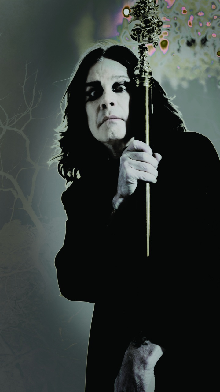 Обои Оззи Осборн, No More Tours II, Блэк Саббат, курение, джентльмен в разрешении 720x1280