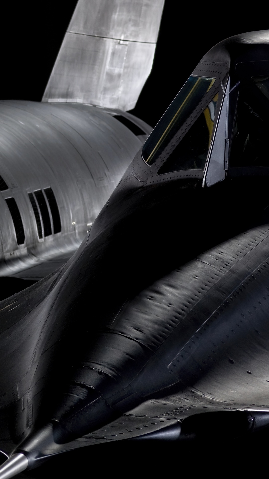 Обои авиация, Локхид SR-71 черный Дрозд, самолет, самолеты, реактивный двигатель в разрешении 1080x1920