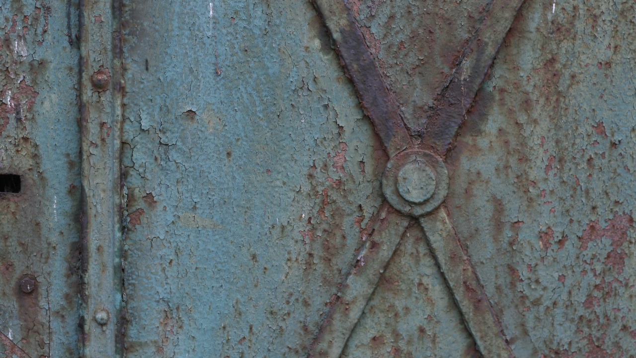 Обои ржавчина, древесина, металл, бетон, задача в разрешении 1280x720