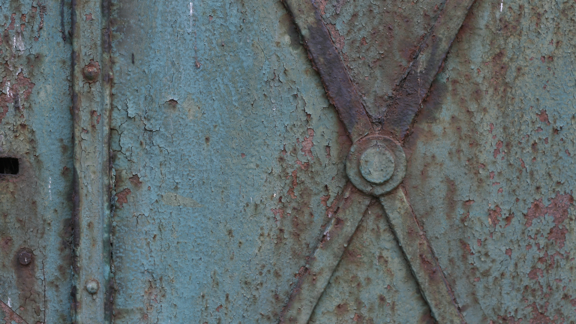 Обои ржавчина, древесина, металл, бетон, задача в разрешении 1920x1080