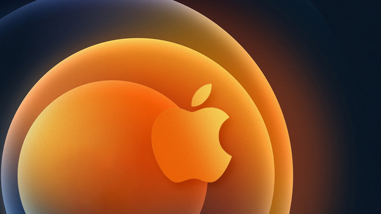 Обои apple, iPhone, яблоко, Апельсин, красочность в разрешении 1280x720