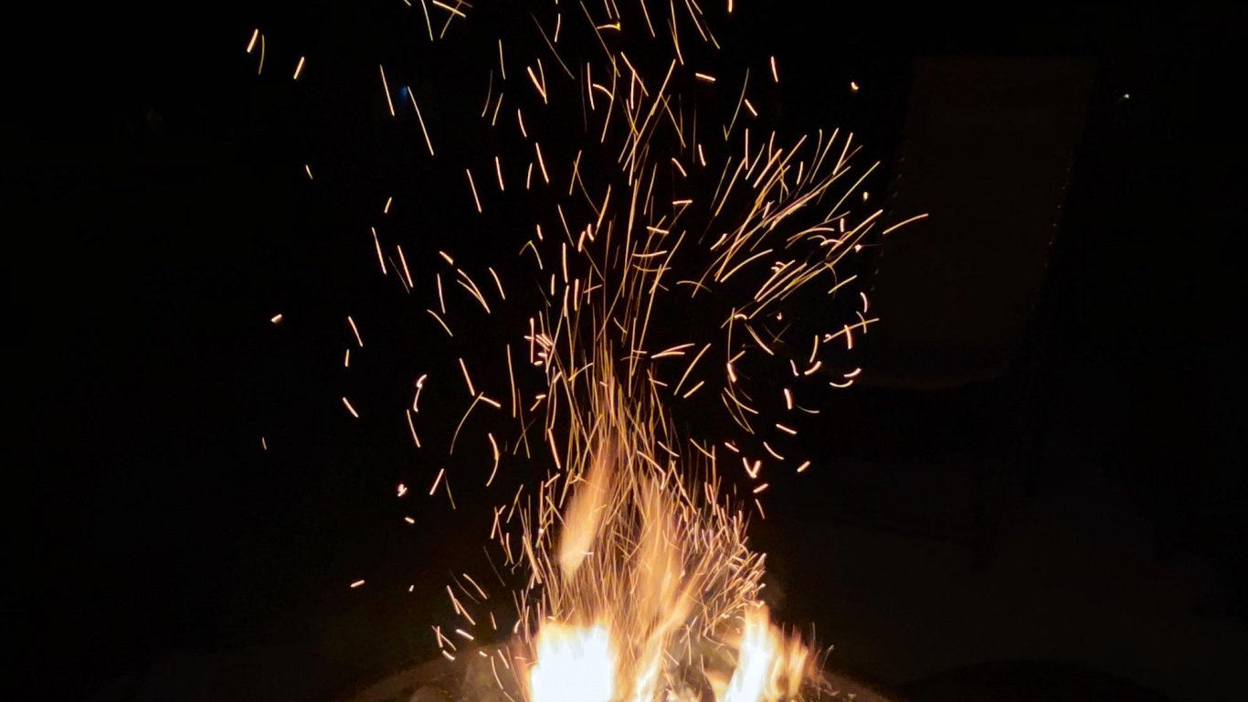 Обои тепло, статистика, огонь, пламя, газ в разрешении 1366x768