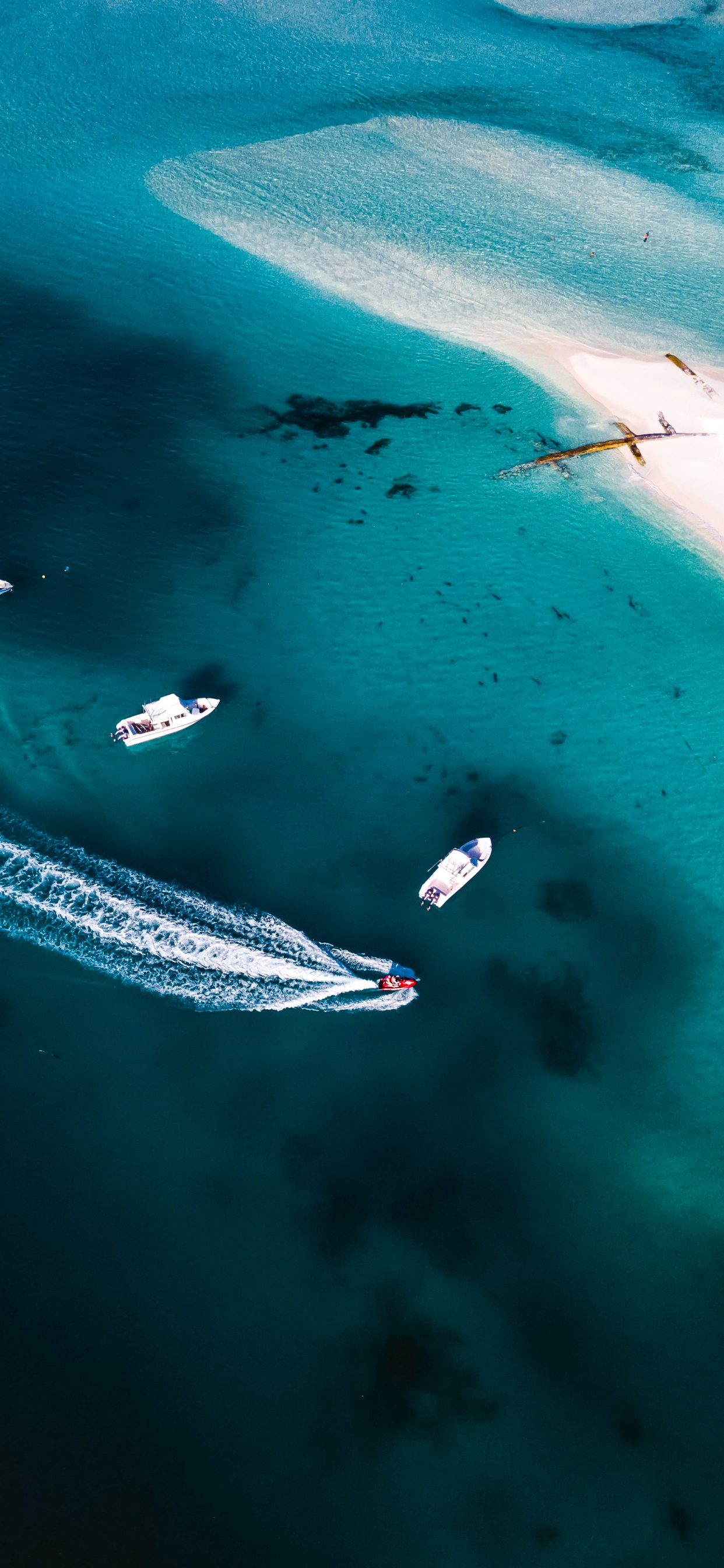 Обои море, вода, гидроресурсы, водоем, Аква в разрешении 1242x2688