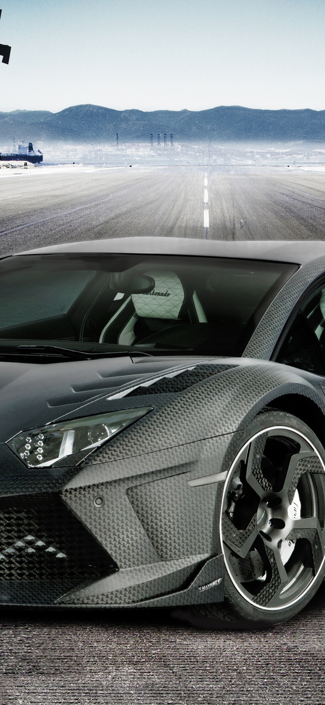 Обои Mansory Aventador Carbonado, Ламборджини, легковые автомобили, Ламборгини авентадор, спорткар в разрешении 1242x2688