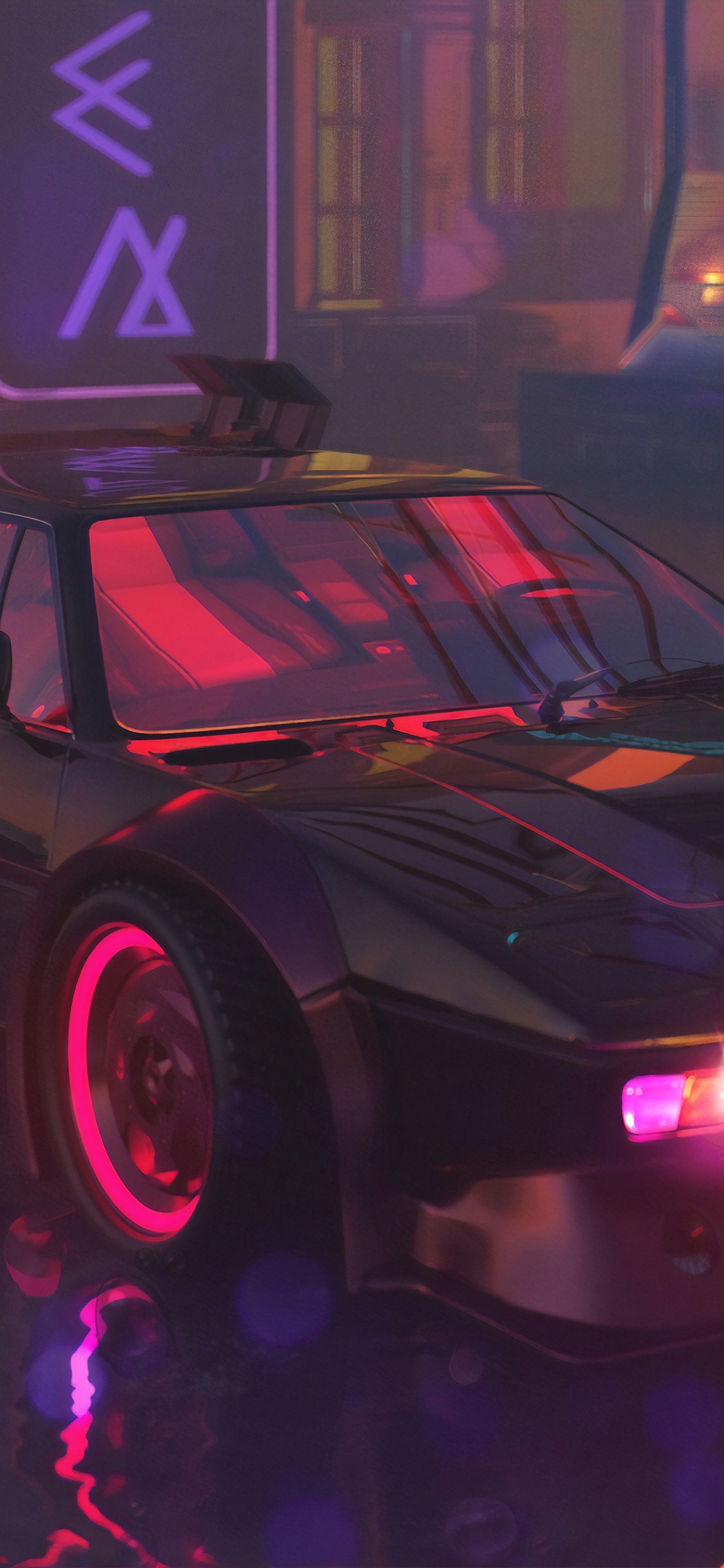 Обои спорткар, авто, БМВ М1, кузов купе, уличные гонки в разрешении 1125x2436