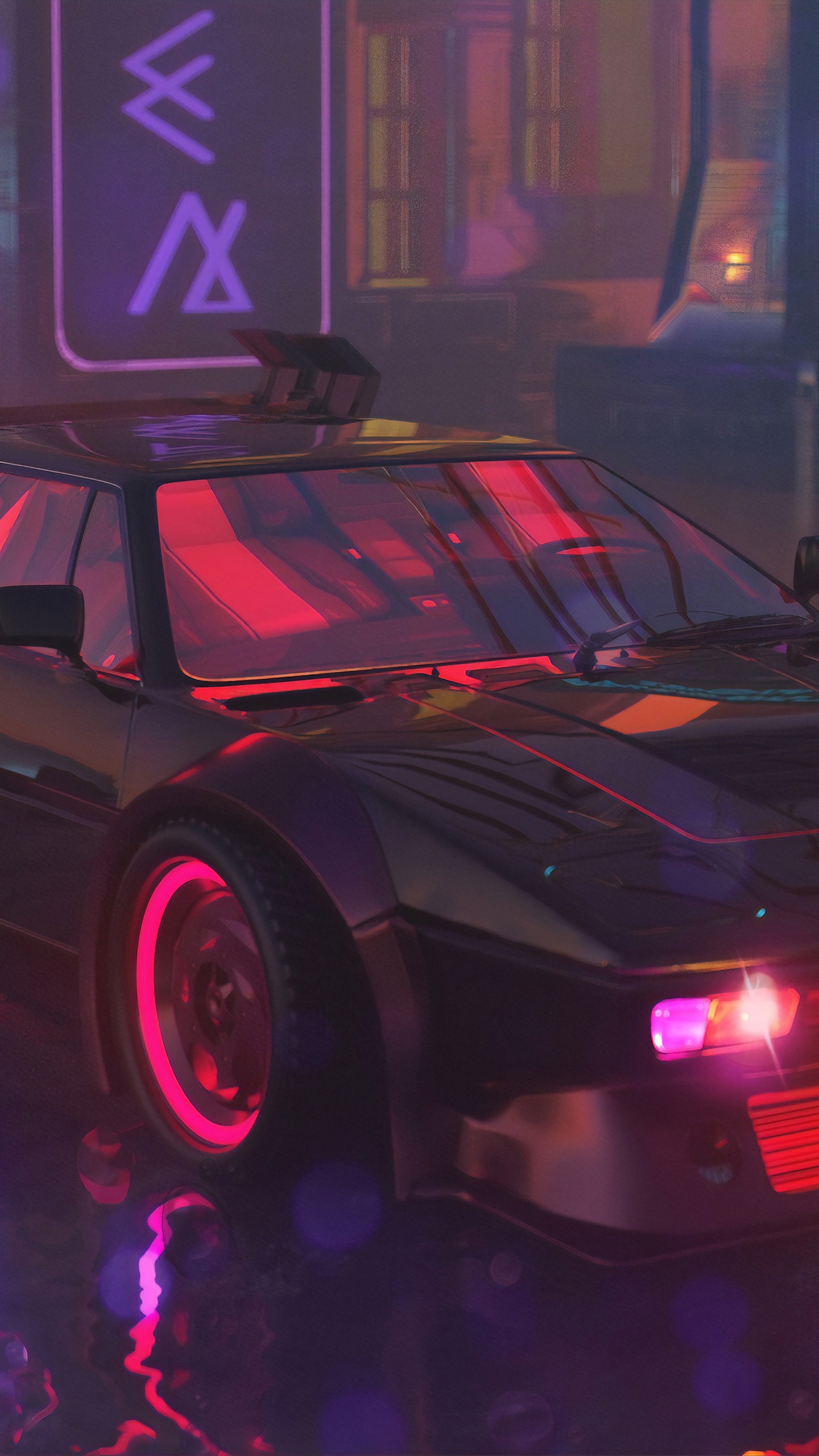 Обои спорткар, авто, БМВ М1, кузов купе, уличные гонки в разрешении 1440x2560