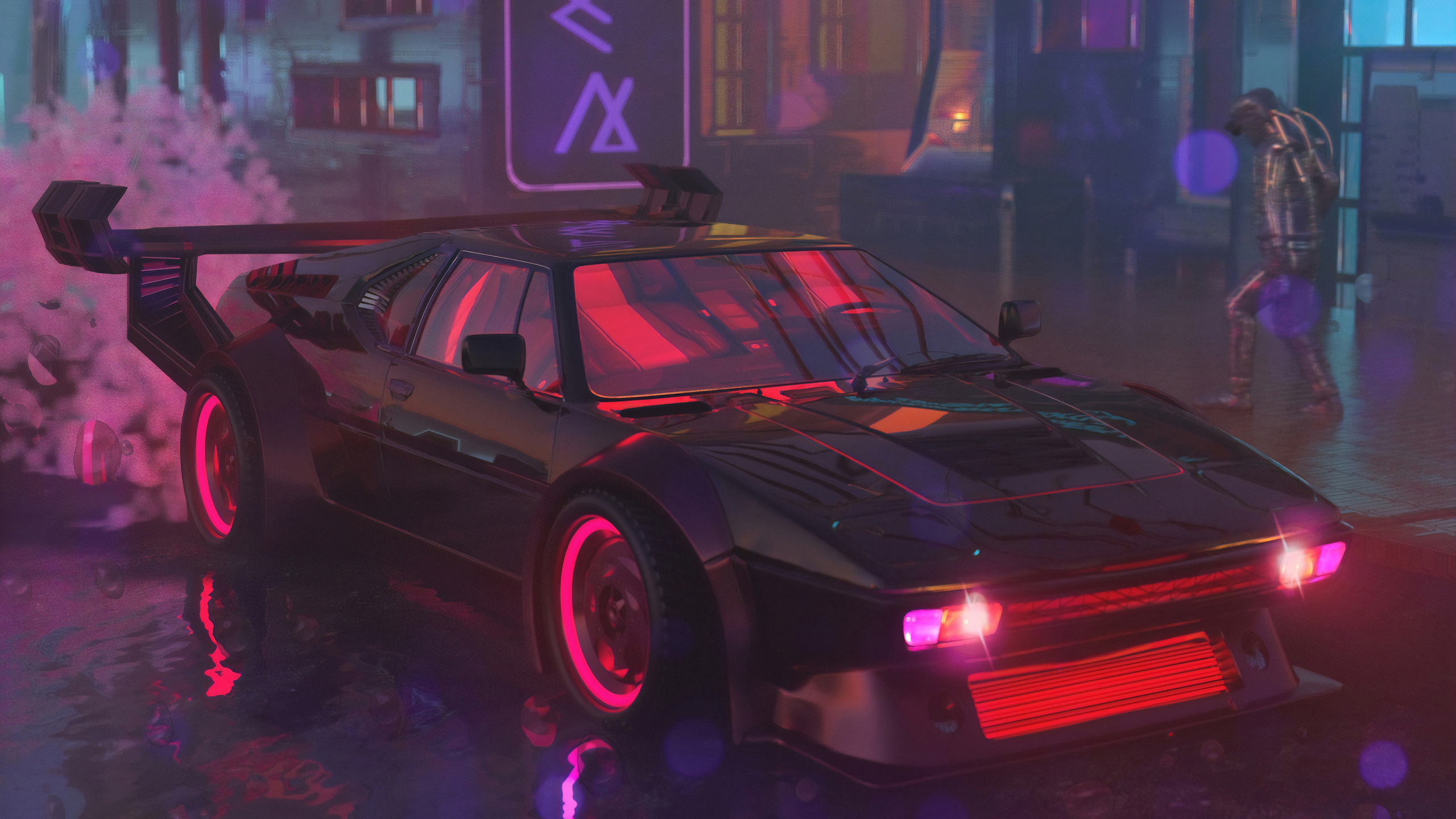 Обои спорткар, авто, БМВ М1, кузов купе, уличные гонки в разрешении 2560x1440