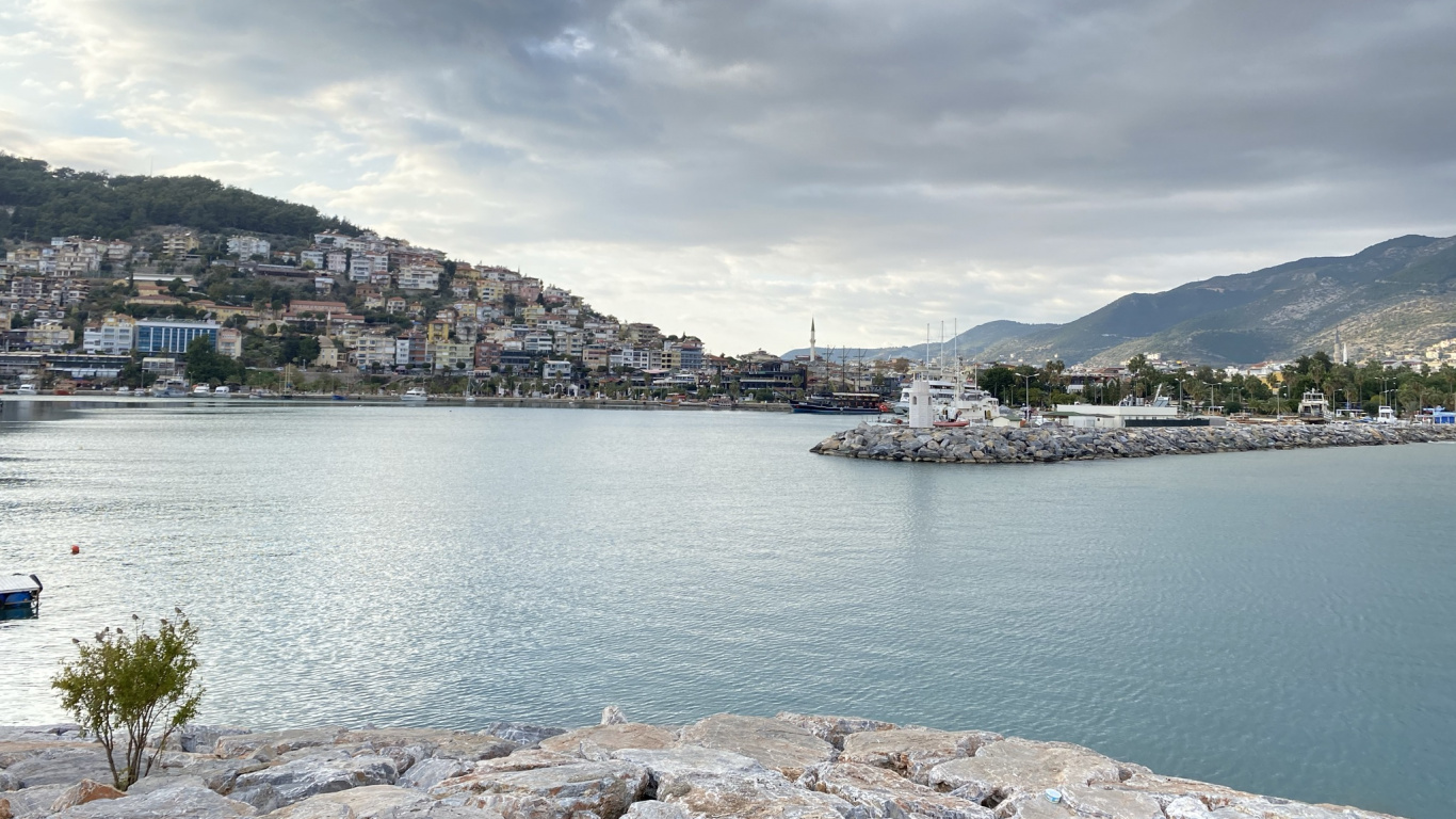 Обои кизилкуле, вода, облако, гора, озеро в разрешении 1366x768