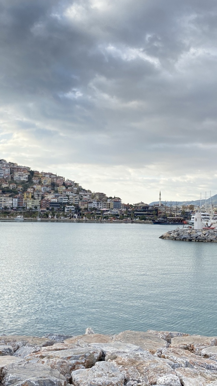 Обои кизилкуле, вода, облако, гора, озеро в разрешении 720x1280