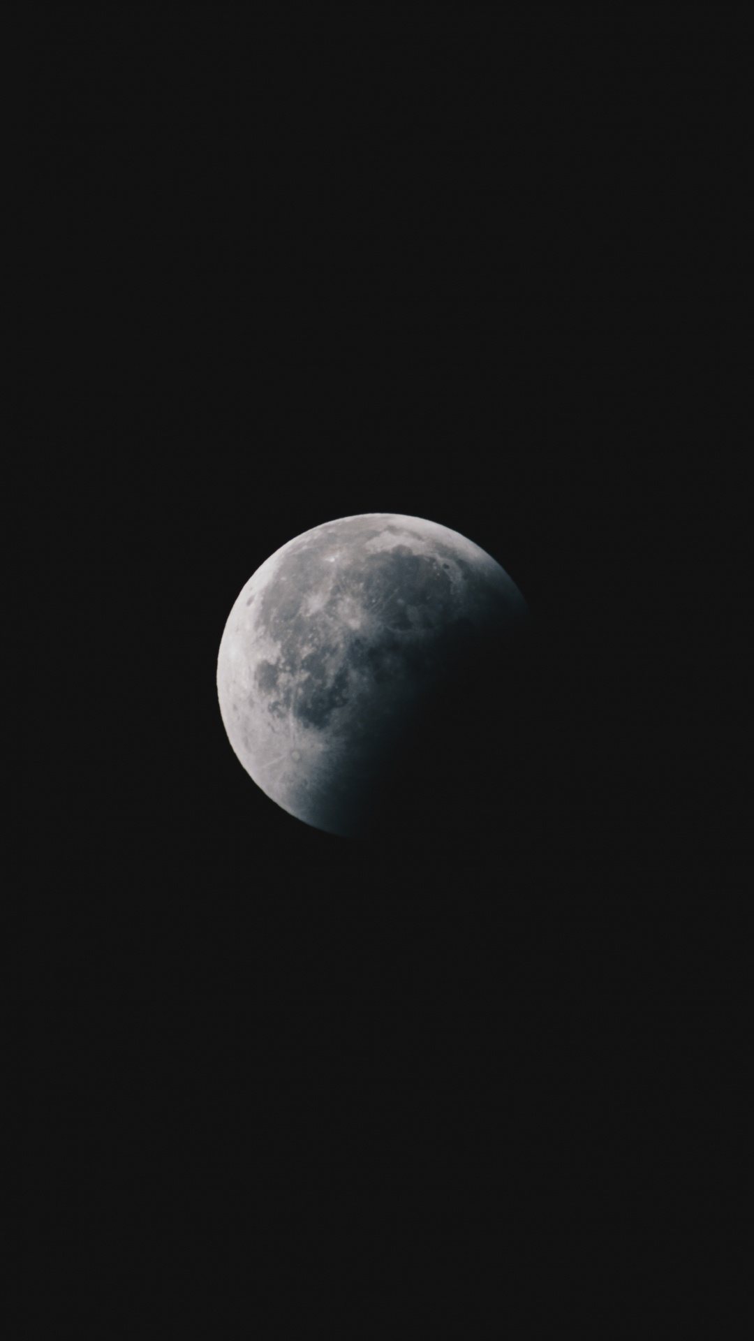 Обои луна, лунное затмение, земля, атмосфера, природа в разрешении 1080x1920