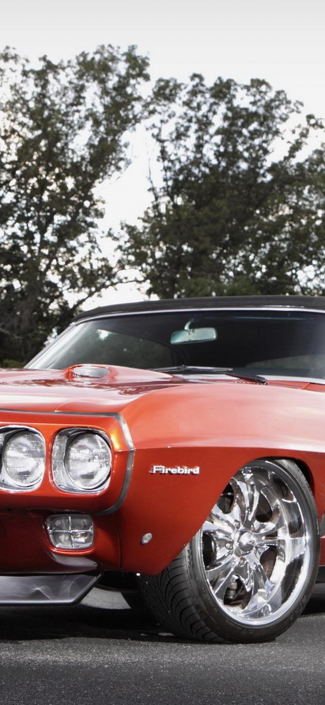 Обои Пони-кар, бампер, кузов купе, Понтиак Файерберд, седан в разрешении 1125x2436