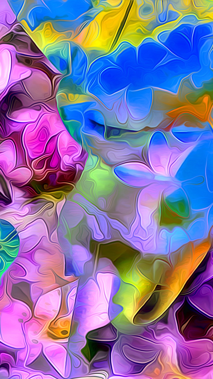 Обои лист, цветок, лепесток, пурпур, Фиолетовый в разрешении 720x1280