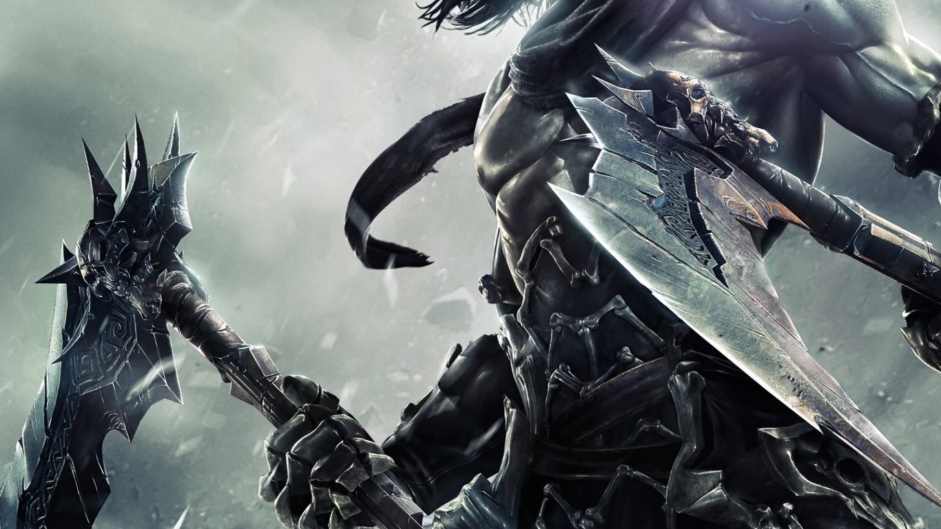 Обои darksiders 2, Darksiders, Искусство Darksiders II, darksiders 3, игры всенощной в разрешении 1366x768