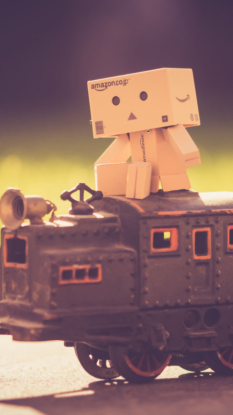 Обои поезд danbo, поезд, danbo, транспорт, катание в разрешении 750x1334