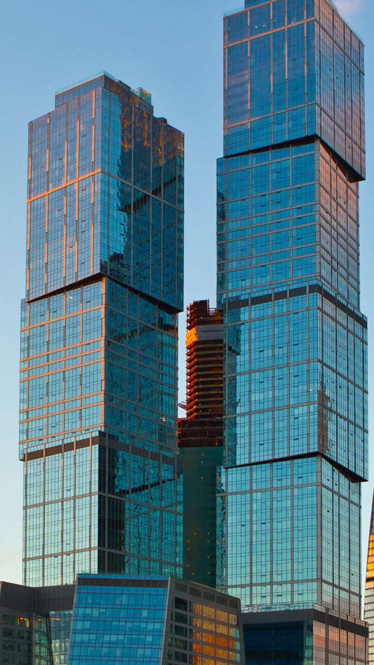 Обои небоскреб, архитектура, башня, городской район, здание в разрешении 750x1334