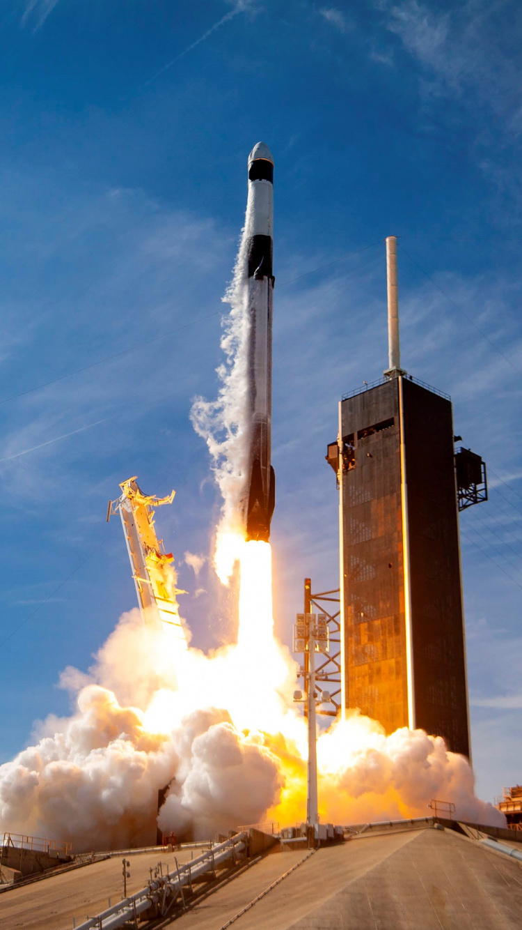 Обои space shuttle, Международная космическая станция, Spacex CRS-21, стс-130, SpaceX в разрешении 750x1334