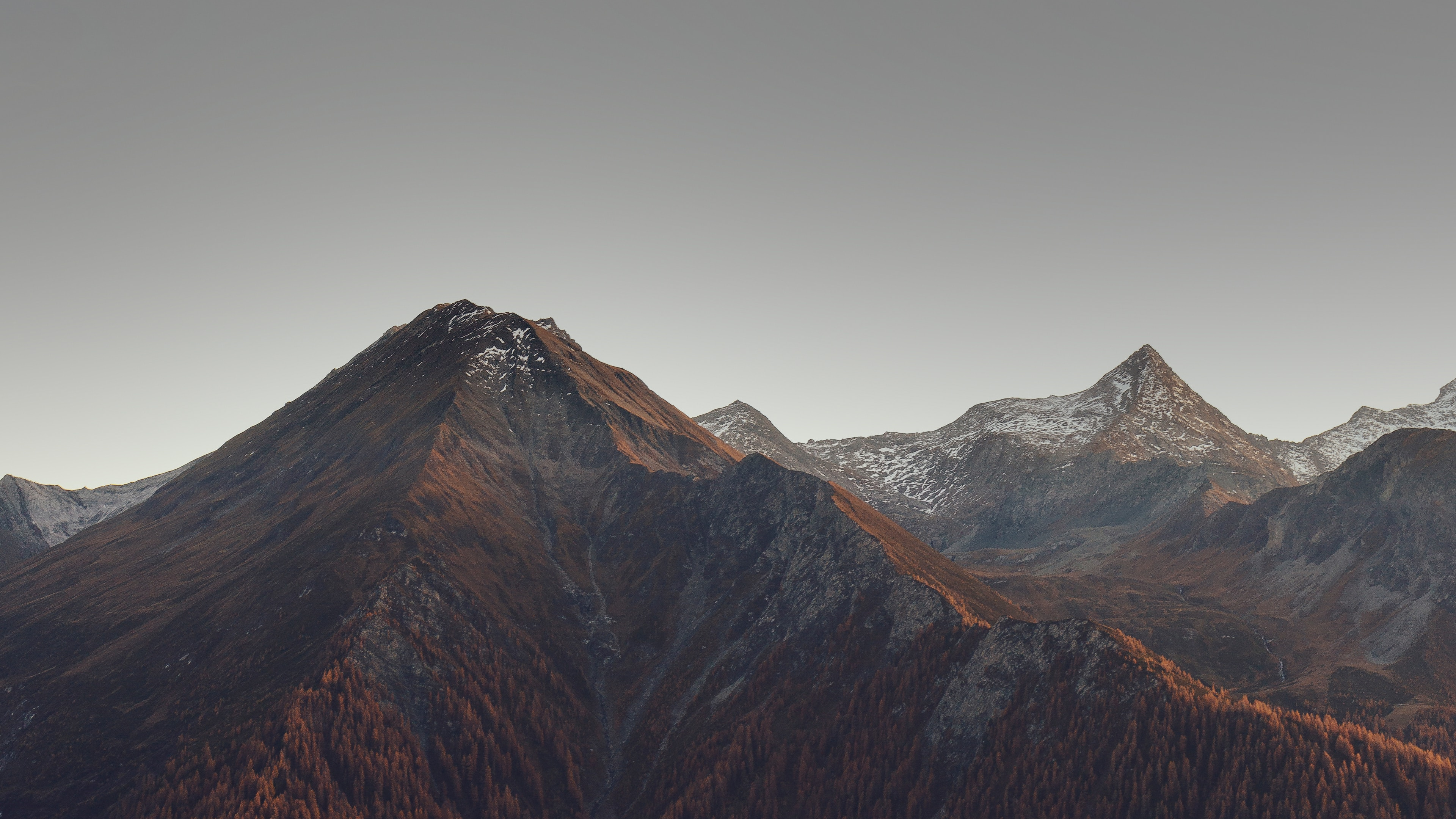 Обои гора, хребет, горный хребет, нагорье, горный рельеф в разрешении 3840x2160