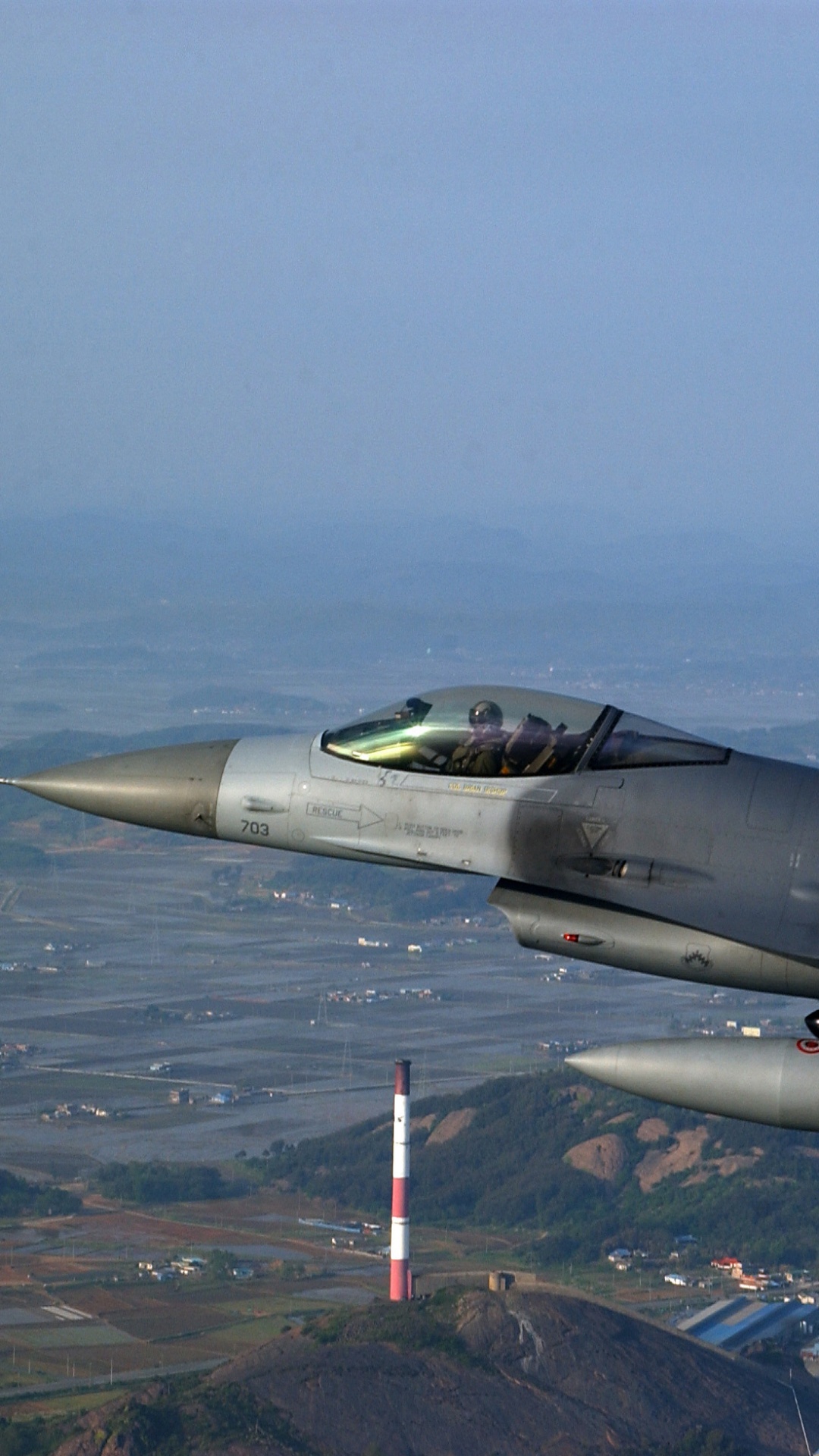 Обои самолеты, военный самолет, ВВС США, реактивный самолет, самолет в разрешении 1080x1920