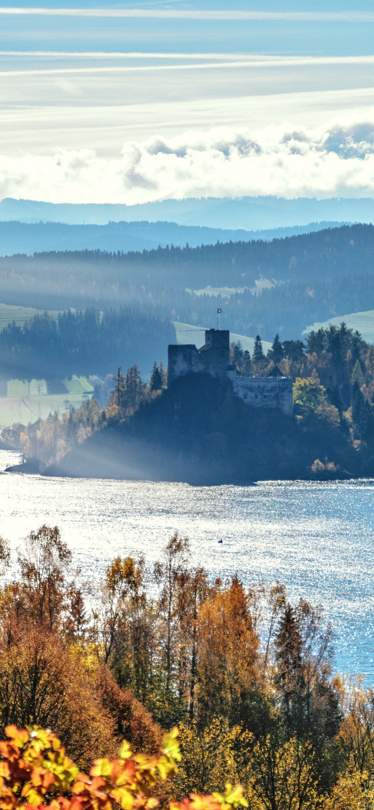 Обои телевидение, крутить и крутить, телевизор, облако, вода в разрешении 1242x2688
