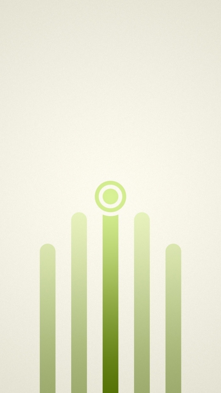 Обои зеленый, линия, графика, марка, энергия в разрешении 720x1280