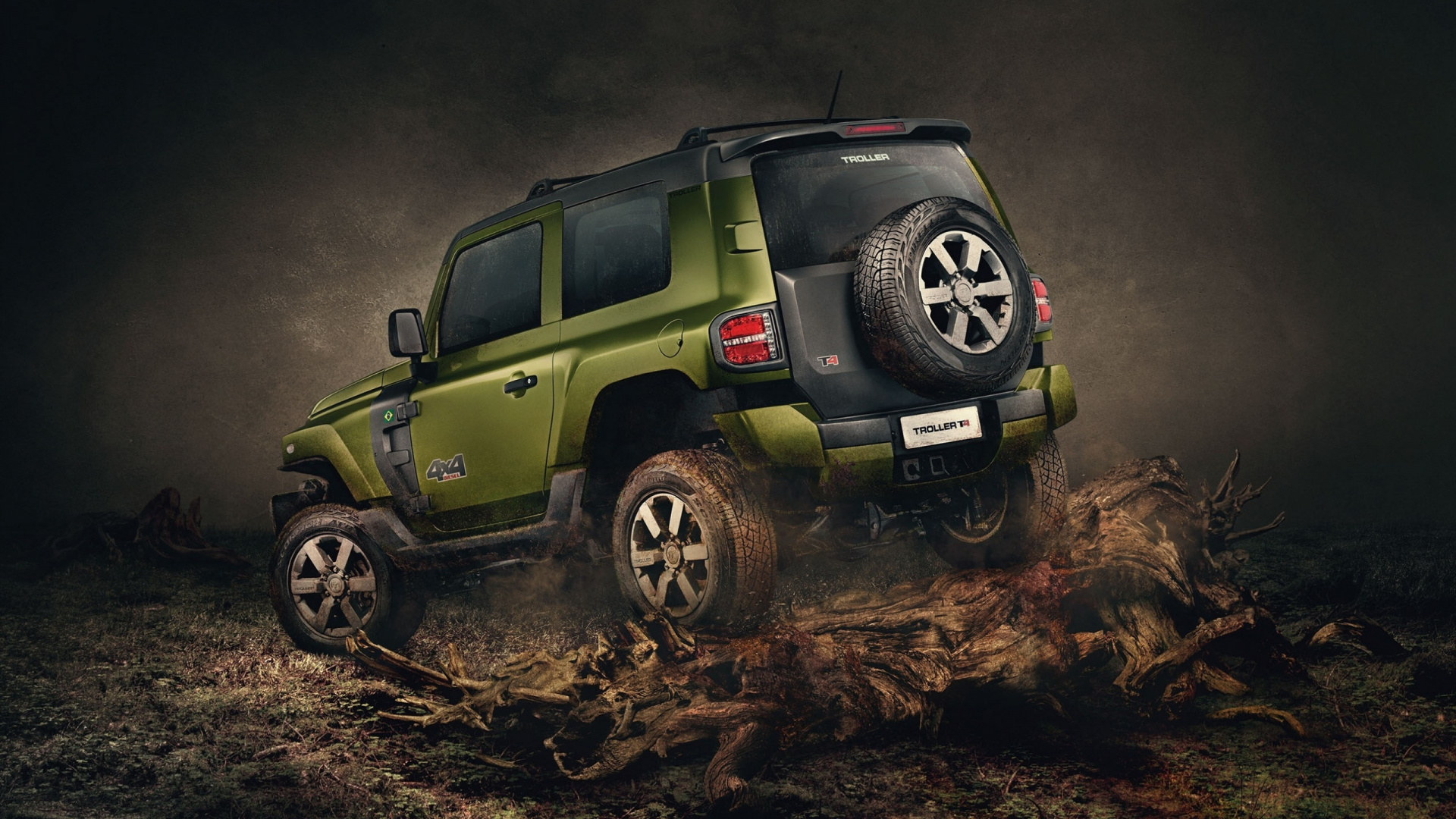 Обои jeep wrangler, Троллер Т4, авто, Офф-роуд, джип в разрешении 1920x1080