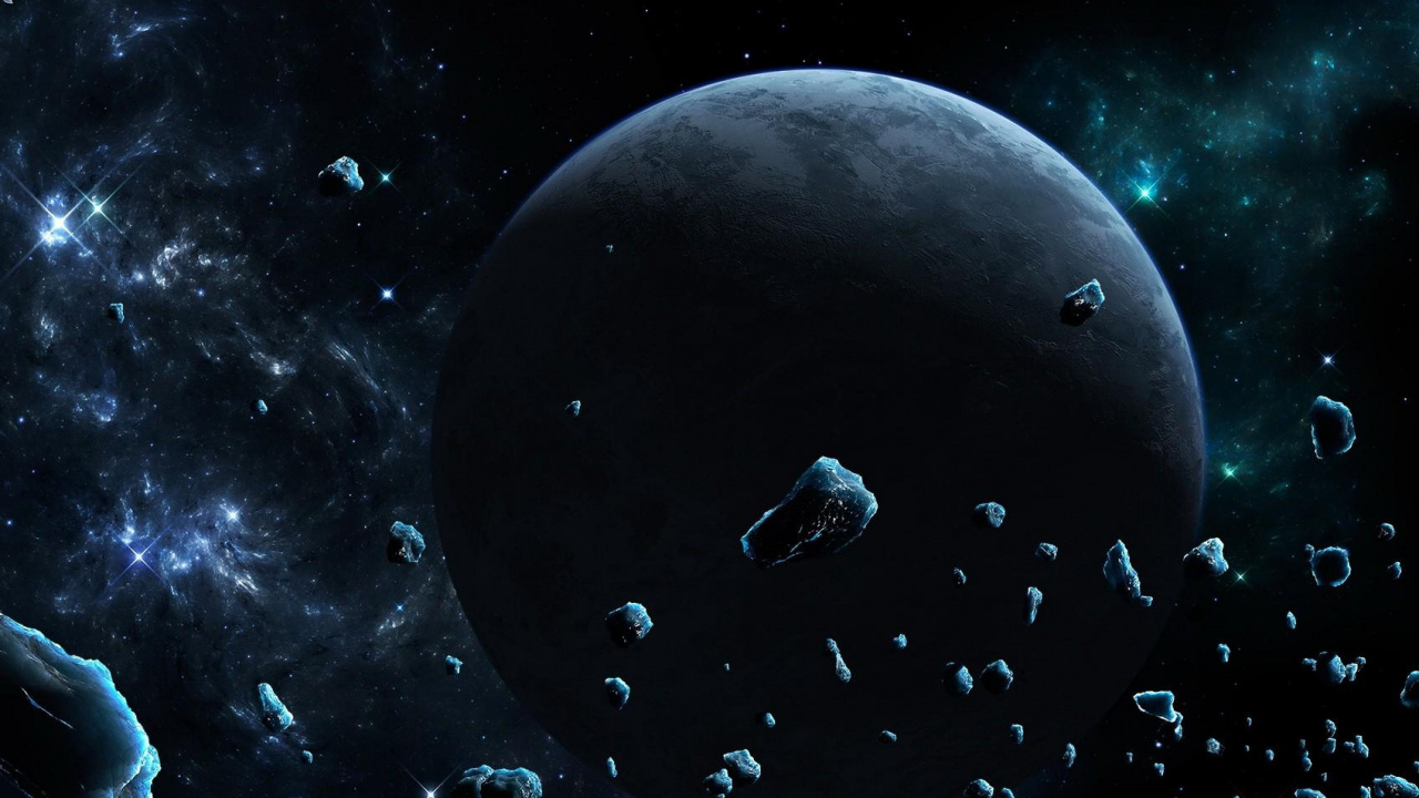 Обои планета, земля, астероид, Астрономия, космическое пространство в разрешении 1280x720