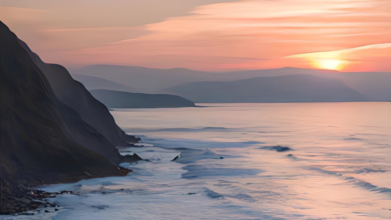 Обои iPhone 14, iPhone 14 Pro, iOS 16, ios, яблоко в разрешении 1366x768