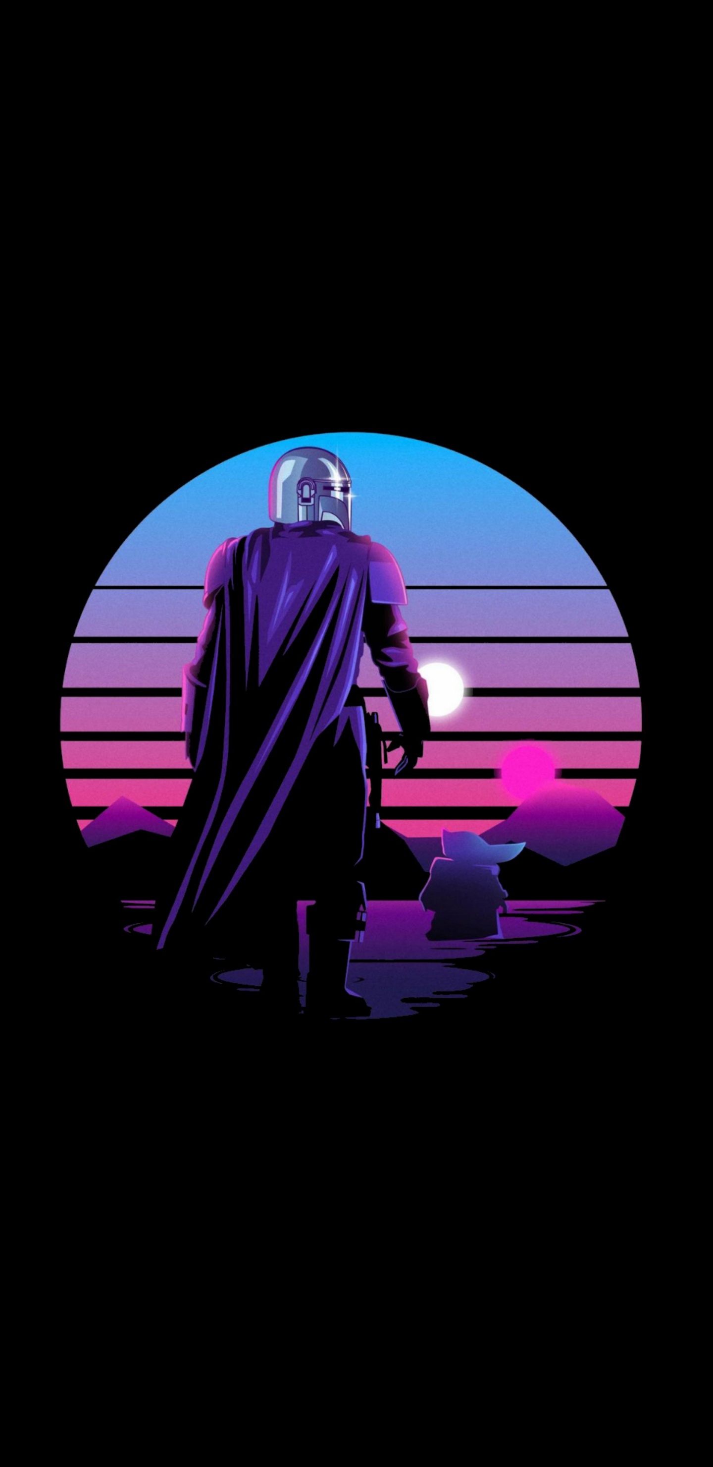 Обои звездные войны, Уолт Дисней, амолед, джедай, Disney в разрешении 1440x2960