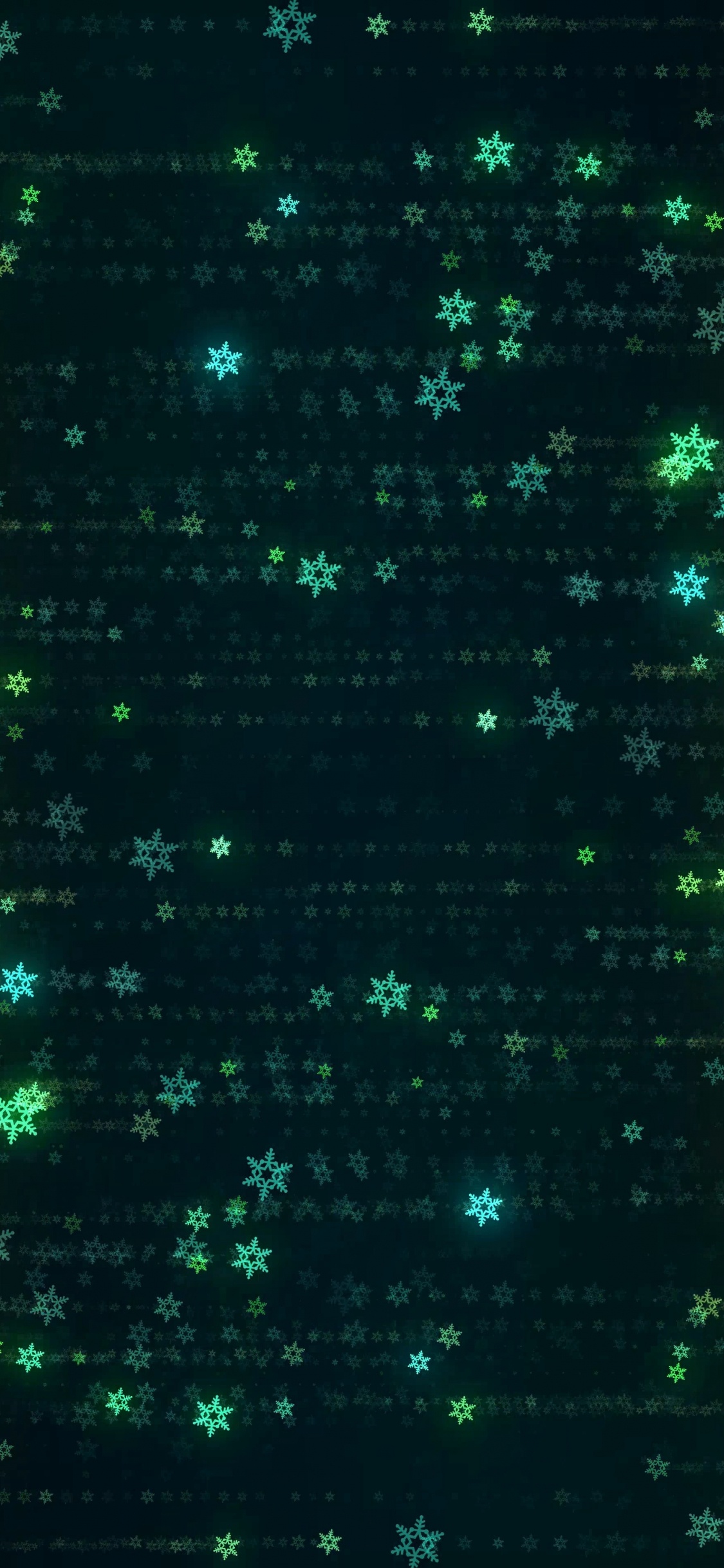 Обои смартфон, зеленый, свет, технологии, КГД в разрешении 1125x2436