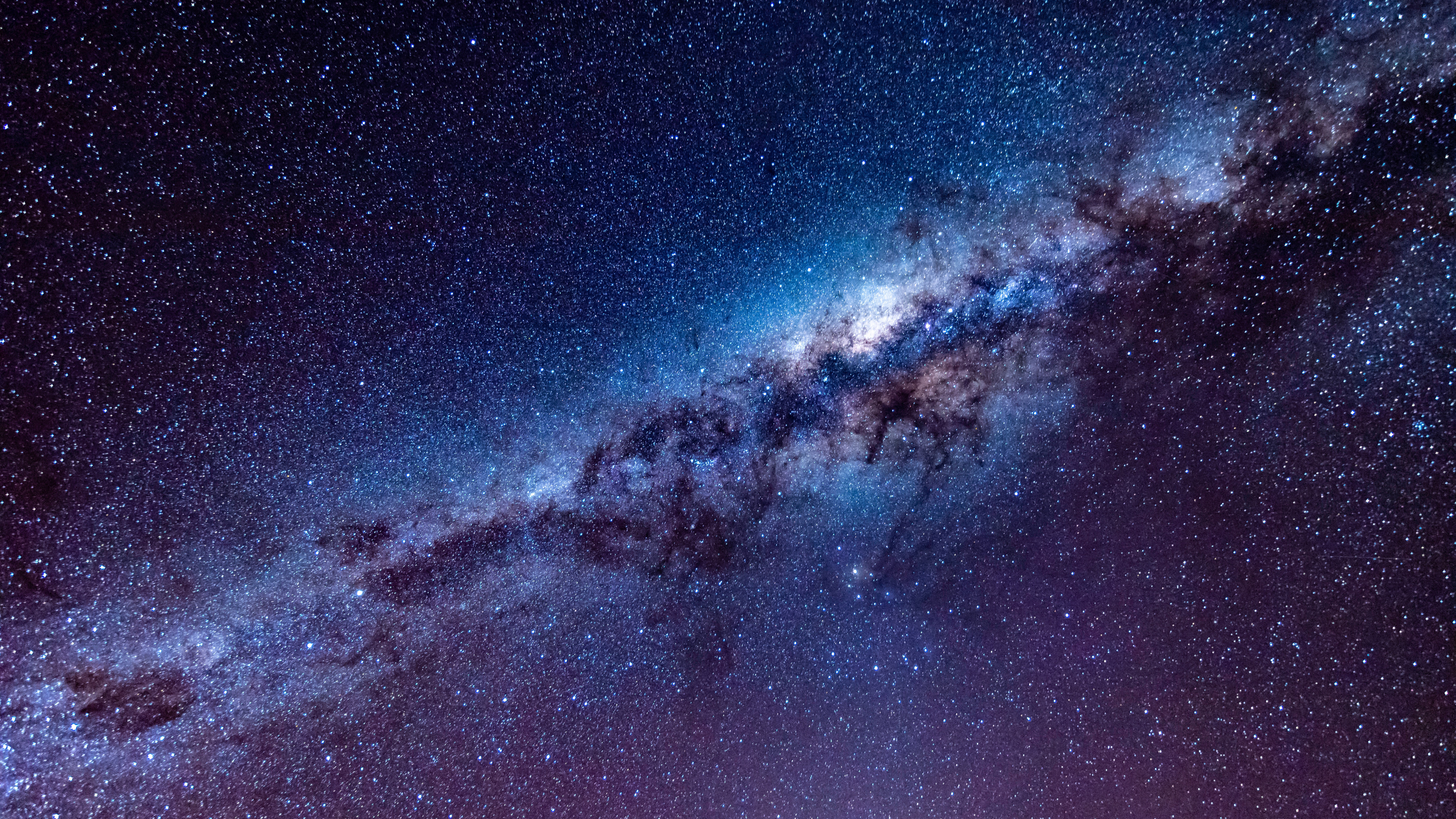 Обои Млечный Путь, Галактика, Астрономия, звезда, ночное небо в разрешении 3840x2160