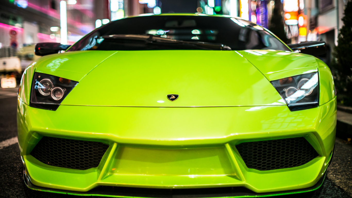 Обои Lamborghini Murcilago, спорткар, lamborghini gallardo, авто, Ламборджини в разрешении 1366x768