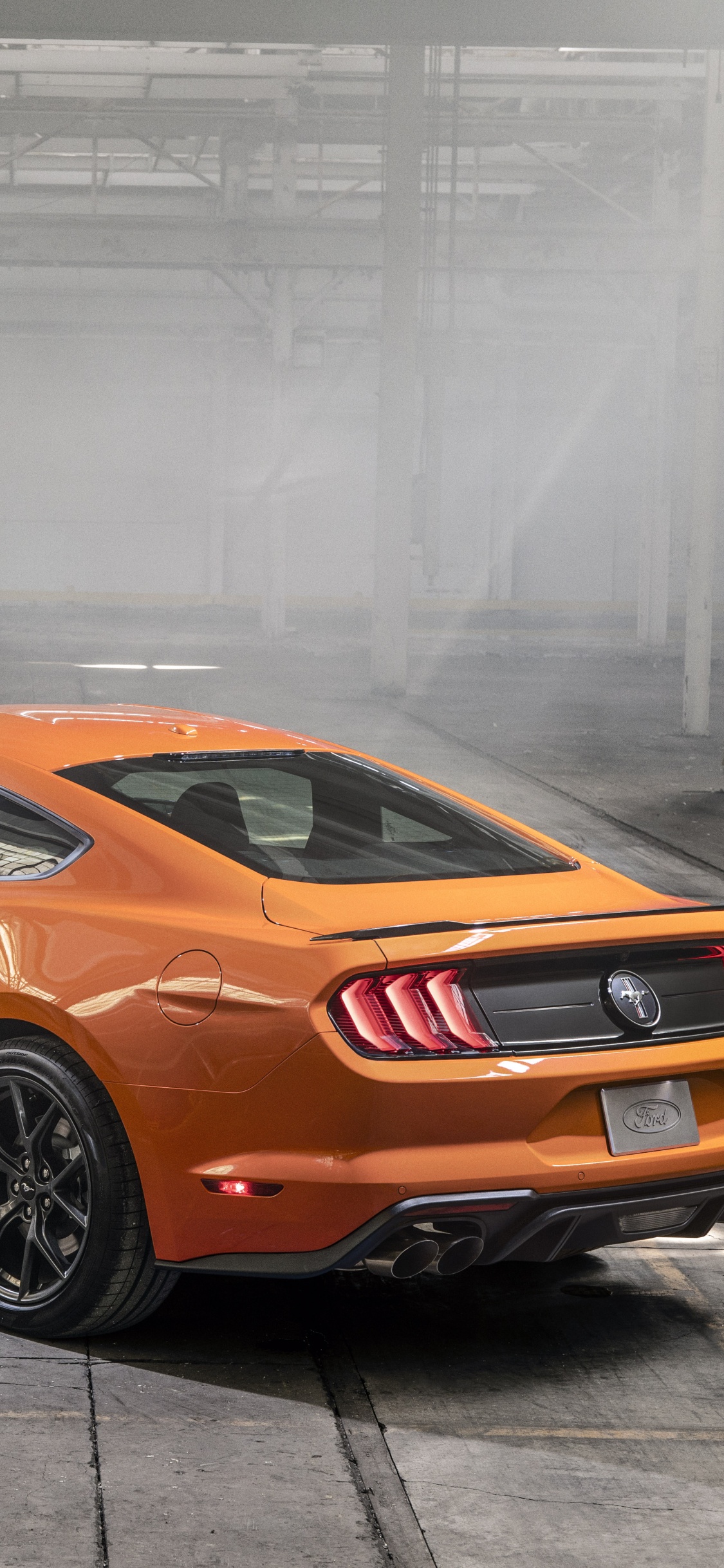 Обои Шелби Мустанг, ford, спорткар, авто, 2020 Форд Мустанг Экобуст в разрешении 1125x2436