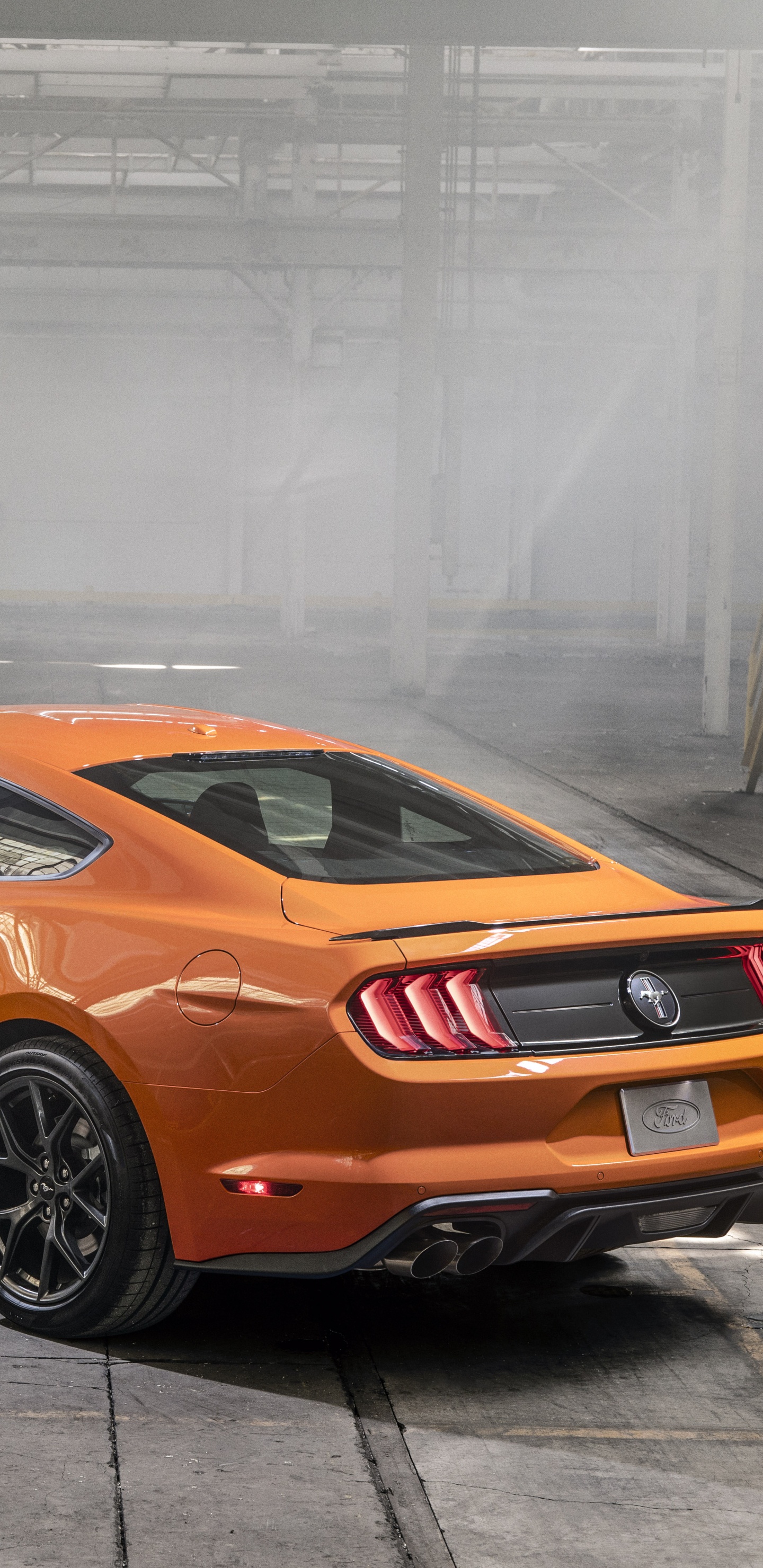 Обои Шелби Мустанг, ford, спорткар, авто, 2020 Форд Мустанг Экобуст в разрешении 1440x2960