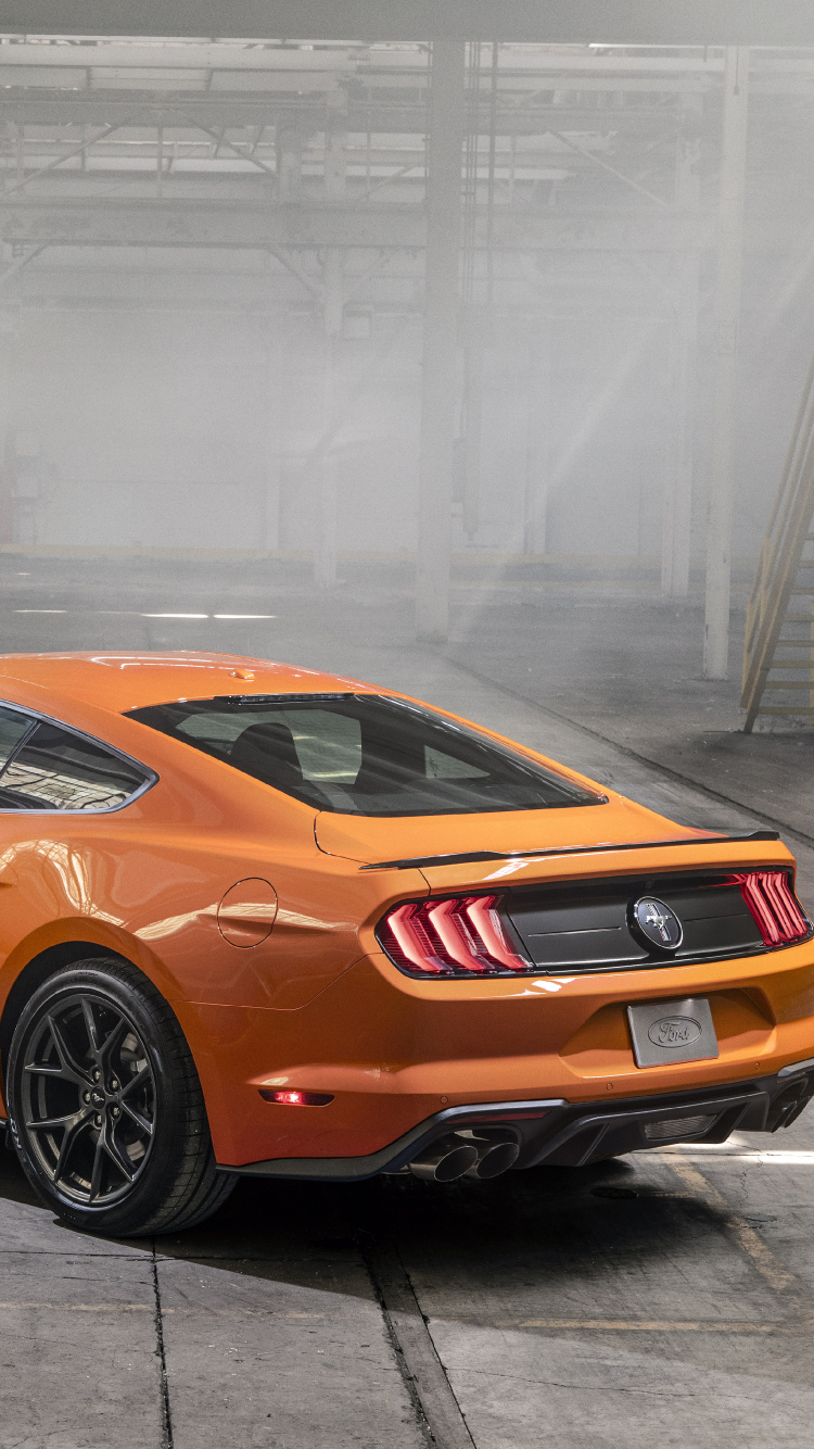 Обои Шелби Мустанг, ford, спорткар, авто, 2020 Форд Мустанг Экобуст в разрешении 750x1334