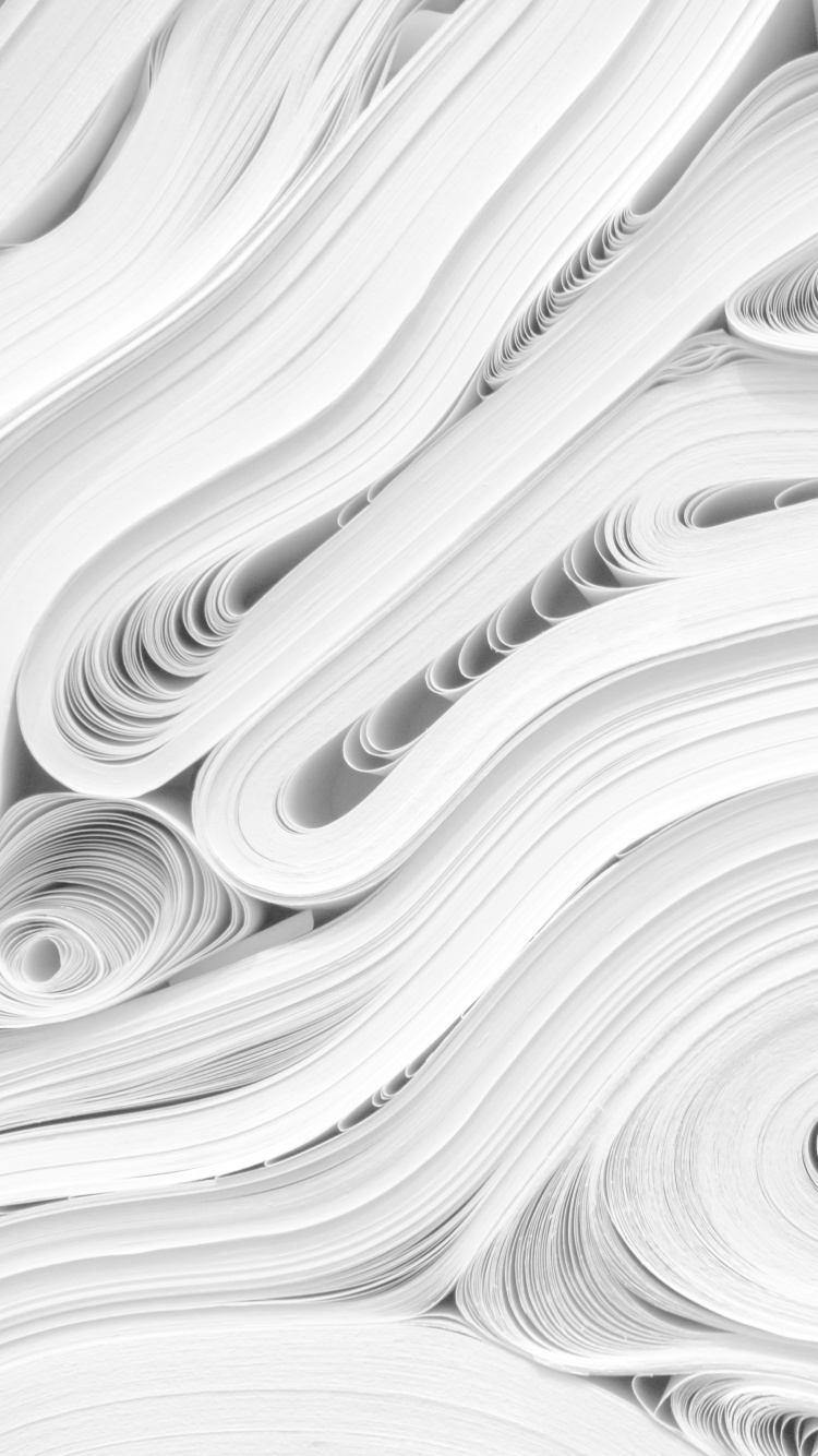 Обои белые, линия, узор, дизайн, монохромный в разрешении 750x1334