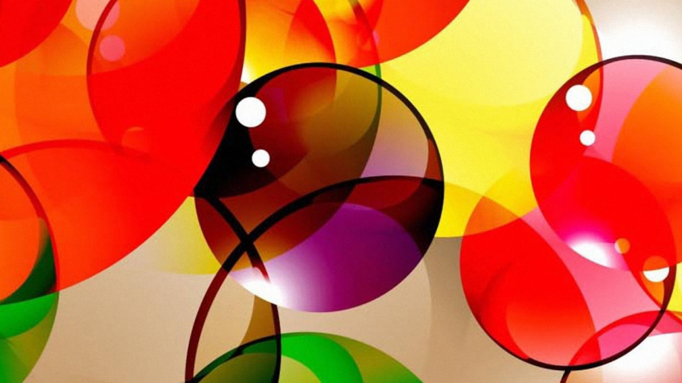 Обои красочность, Апельсин, узор, дизайн, материальное свойство в разрешении 1366x768