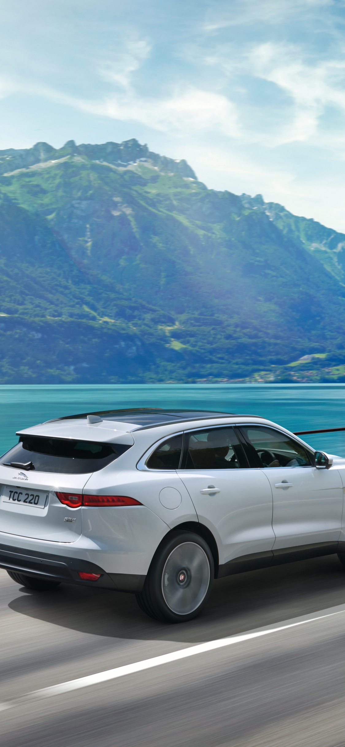 Обои Ягуар, авто, кроссовер, семейный автомобиль, автомобиль в разрешении 1125x2436