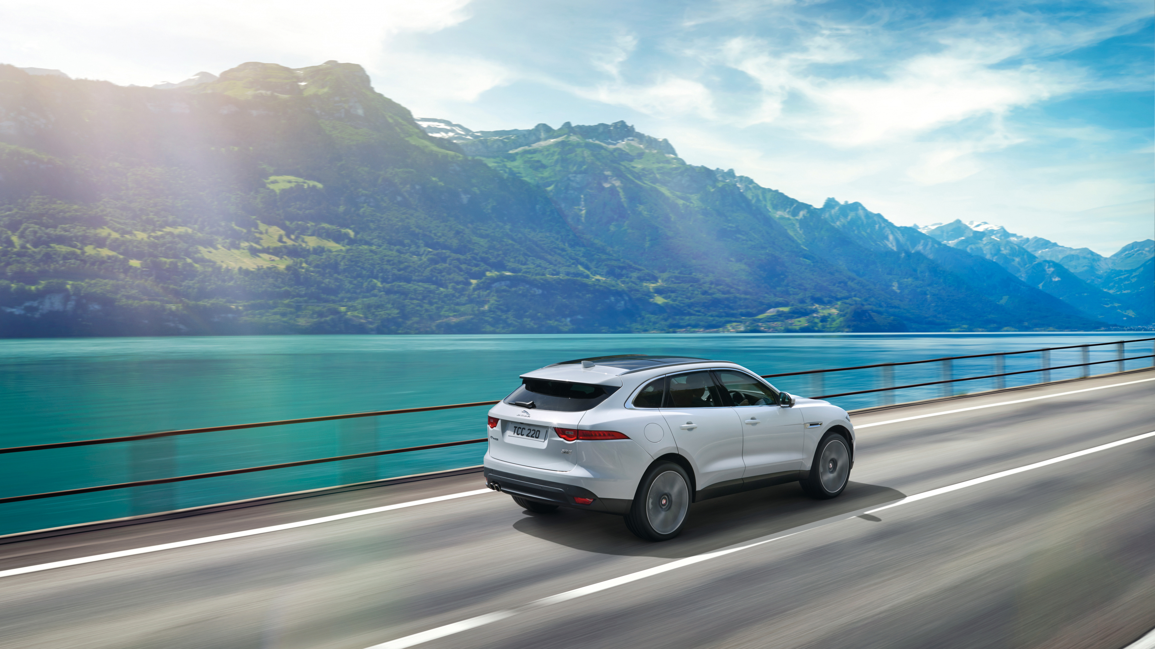 Обои Ягуар, авто, кроссовер, семейный автомобиль, автомобиль в разрешении 3840x2160