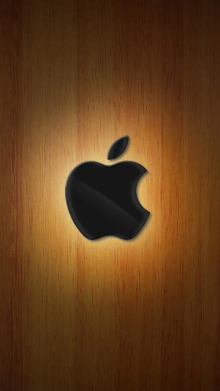 Обои графика, apple, лого, дерево, растение в разрешении 750x1334