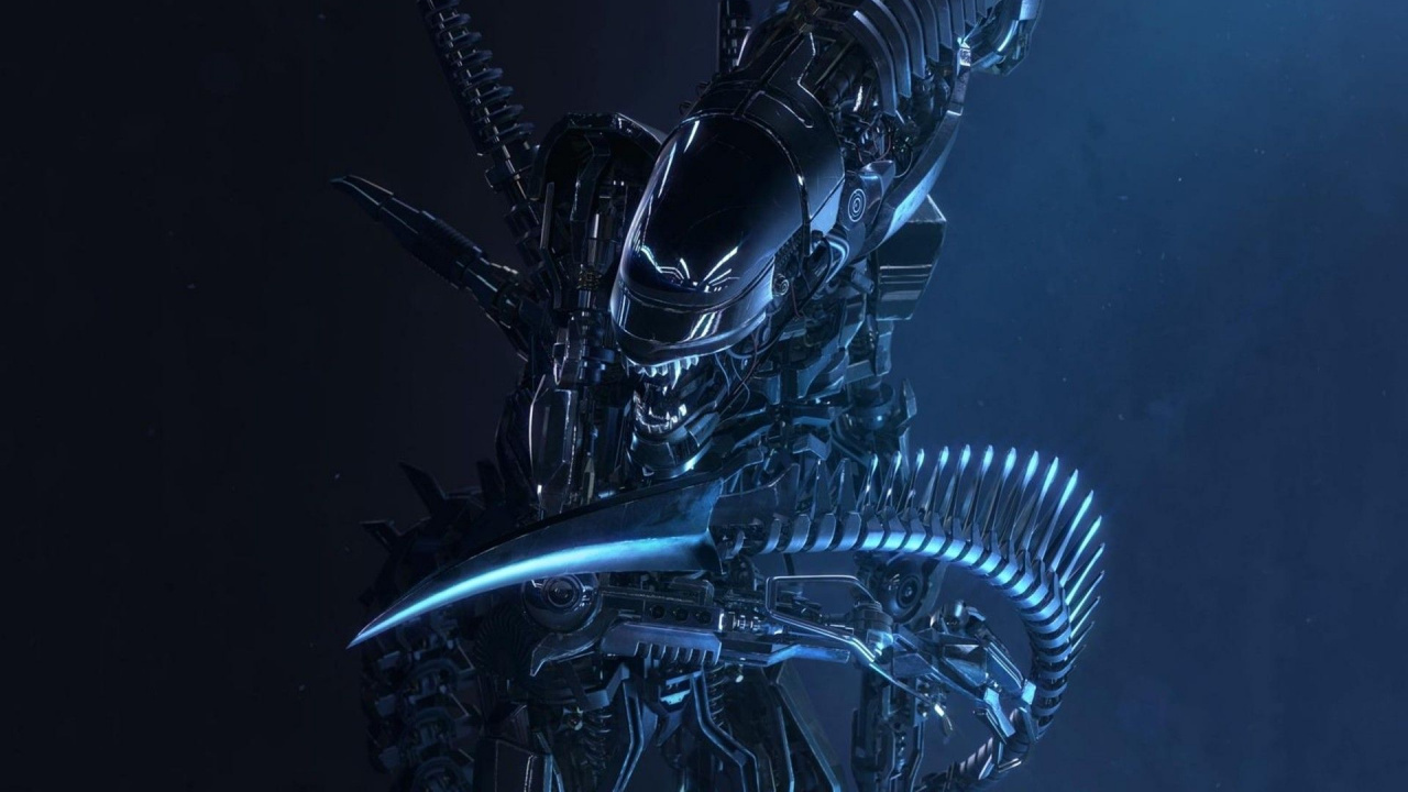 Обои иностранец, внеземная жизнь, глубоководные рыбы, темнота, подземные воды в разрешении 1280x720