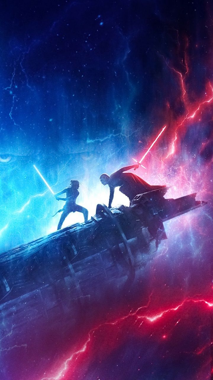 Обои Звездные войны восстание Скайуокер, космос, космическое пространство, атмосфера, иллюстрация в разрешении 720x1280