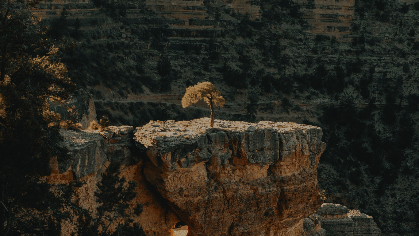 Обои Светлый Ангел Trail, формирование, рок, геология, ошибка в разрешении 1366x768