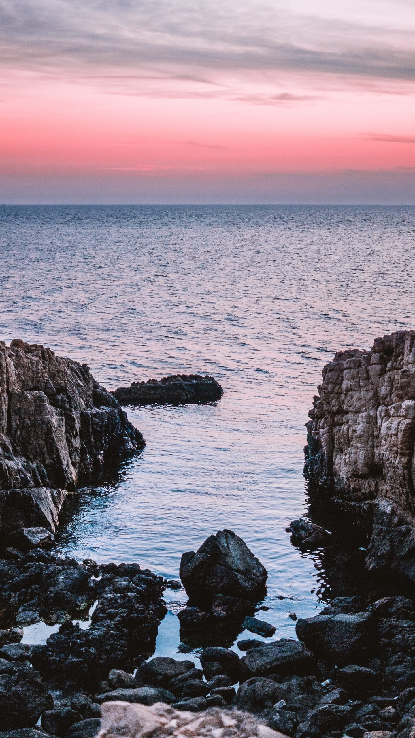 Обои ios, вода, облако, гидроресурсы, лазурный в разрешении 1440x2560