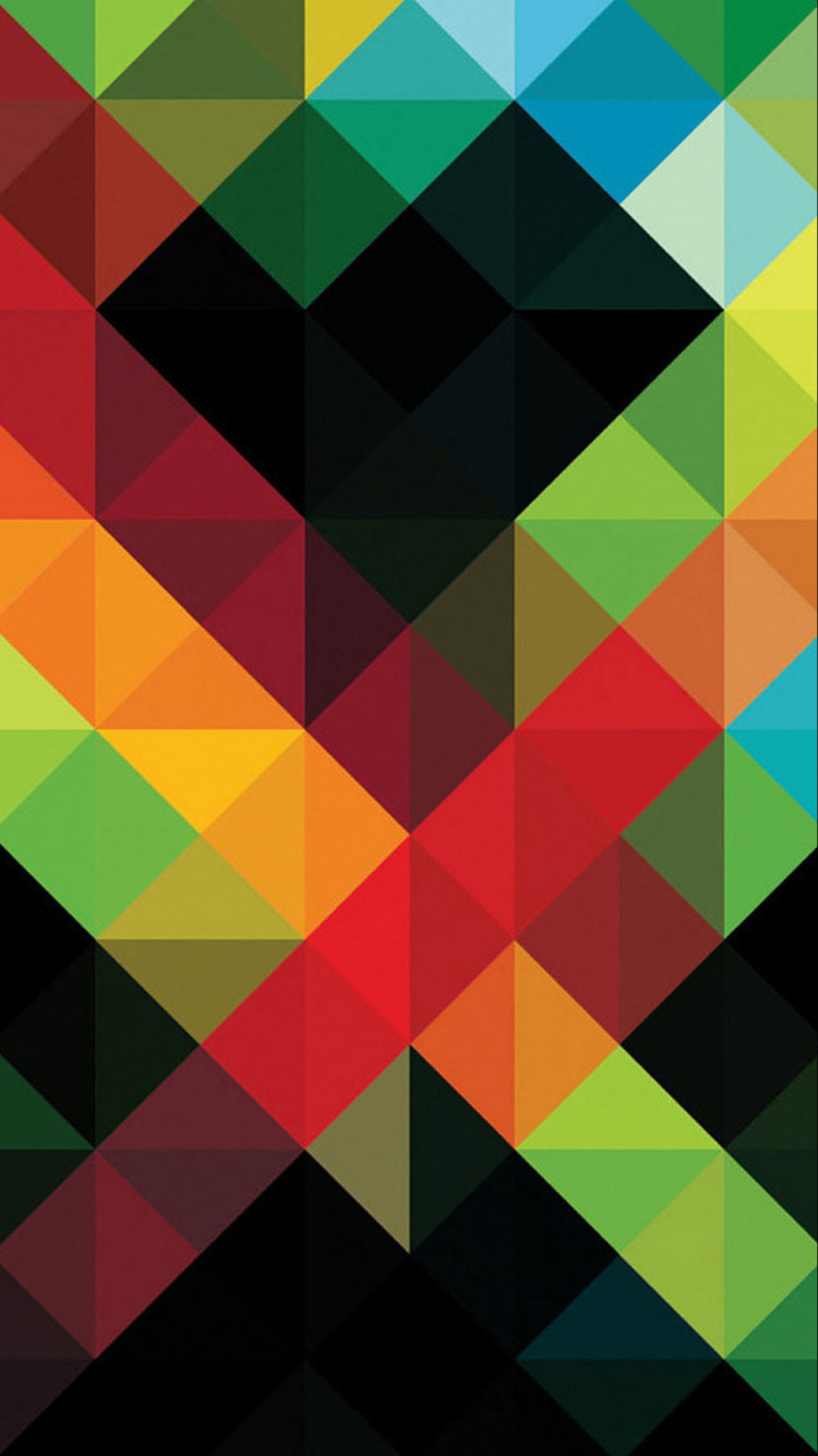 Обои Апельсин, зеленый, узор, желтый, красочность в разрешении 750x1334